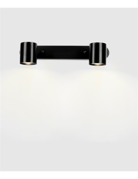 Foco de techo Keeper – FORLIGHT – Lámpara moderna con 2 o 3 luces, GU10