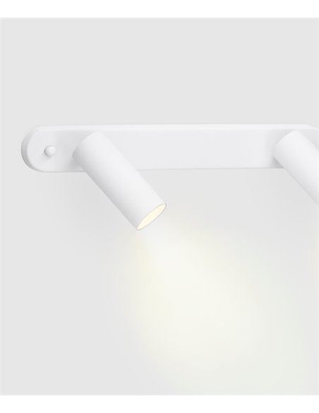 Foco de techo Logos – FORLIGHT – Lámpara regleta con 2 o 3 luces, Lámpara LED 3000K