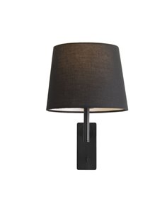 Aplique de pared Aura – FORLIGHT – Lámpara de pared con pantalla textil, Disponible en 2 acabados 2