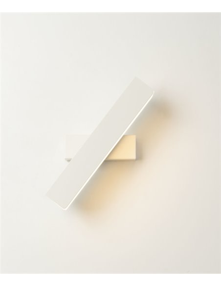 Aplique de pared Ander – FORLIGHT – Lámpara con pantalla orientable blanca, LED 3000K 720 lm