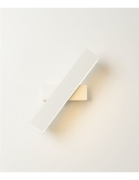 Aplique de pared Ander – FORLIGHT – Lámpara con pantalla orientable blanca, LED 3000K 720 lm