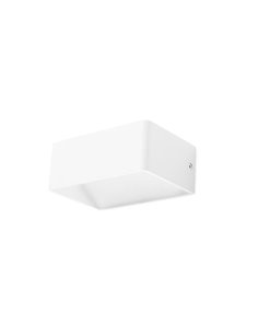 Aplique de pared Toppi – FORLIGHT – Lámpara de aluminio blanco, Disponible en dos medidas, LED 3000K 2