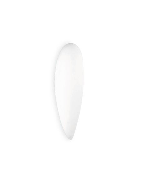 Aplique de pared Glass – FORLIGHT – Lámpara de cristal blanca, Disponible en 2 medidas