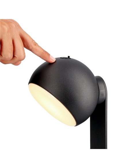 Lámpara de mesa Magnet – FORLIGHT – Cabezal orientable y extraíble, Lámpara LED 2700K regulable