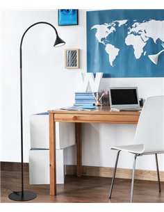Lámpara de pie Ding – FORLIGHT – Lámpara tipo arco en 2 colores, LED 3000K 520 lm