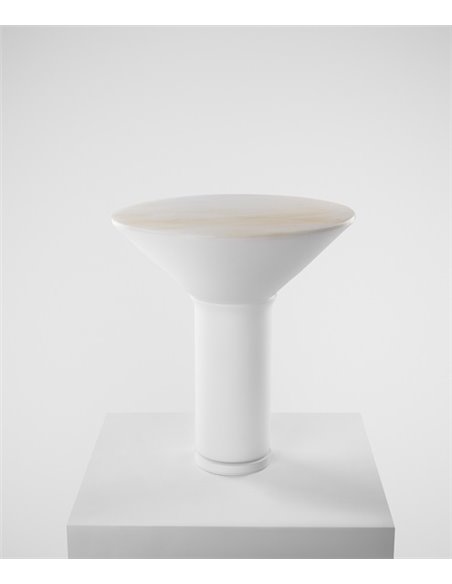Lámpara de mesa Era – a-emotional light – Lámpara de vidrio artesanal, Altura: 37 cm