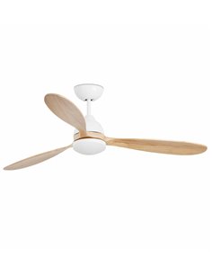 Ventilador de techo con luz blanco Poros - Faro 2