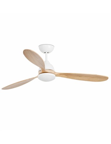 Ventilador de techo con luz blanco Poros - Faro