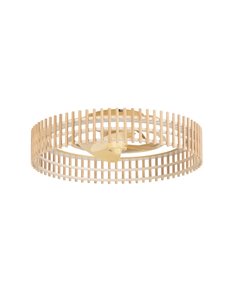 Plafón Ventilador de techo con luz Bambu - FORLIGHT - Ventilador de madera DC, LED color regulable 2