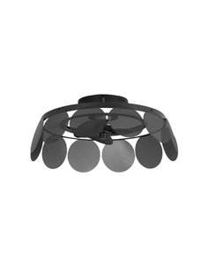 Plafón Ventilador de techo con luz Cil - FORLIGHT - Diseño elegante color negro, DC, apto para exterior, luz regulable 2