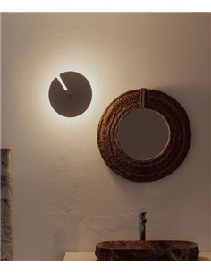 Aplique de pared Symphony - Milán - Lámpara minimalista circular, iluminación ambiental