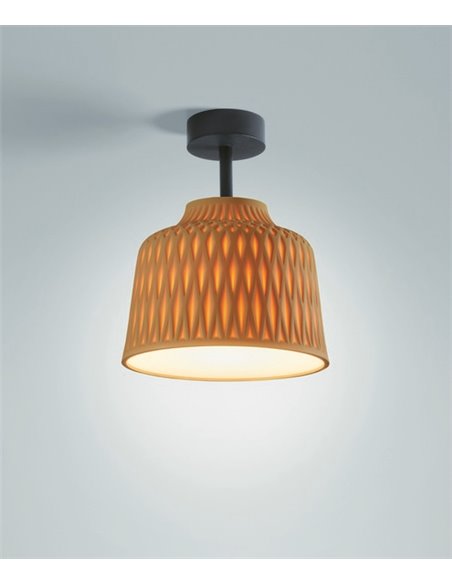 Plafón de techo Soft – Bover – Lámpara de exterior de silicona, Disponible en 3 acabados, Diámetro: 30 cm
