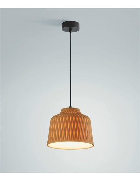 Lámpara colgante Soft – Bover – Lámpara de exterior de silicona, Disponible en 3 acabados, Diámetro: 30 cm