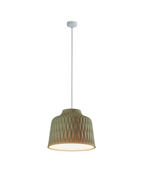 Lámpara colgante Soft – Bover – Lámpara decorativa de silicona, Disponible en 3 acabados, Diámetro: 30 cm