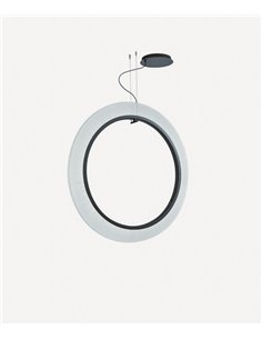 Lámpara colgante Roda – Bover – Lámpara minimalista circular en 3 tamaños, LED Regulable 1-10V 2