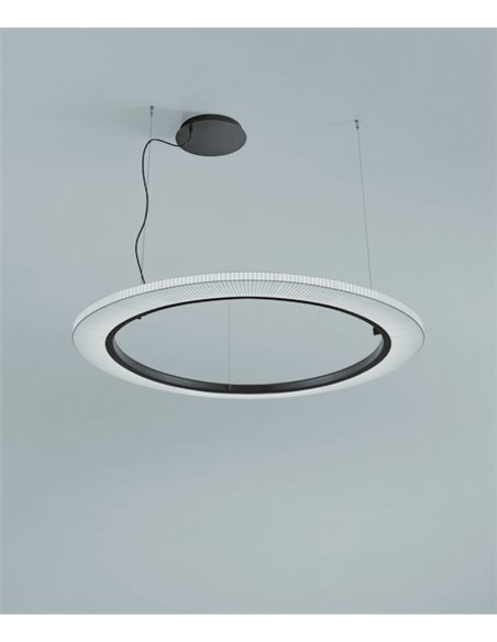 Lámpara colgante Roda – Bover – Lámpara circular en 3 tamaños, LED Regulable 1-10V