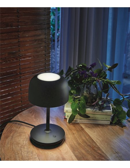 Lámpara de mesa Bol – Bover – Lámpara con brillo ajustable, LED 1200 lm 2700K