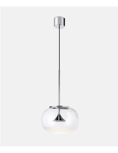 Lámpara colgante Alive – LedsC4 – Lámpara de cristal tipo bola, LED 2700K 454 lm 