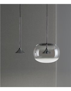 Lámpara colgante Alive – LedsC4 – Lámpara de cristal tipo bola, LED 2700K 454 lm 