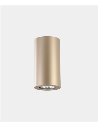 Foco de techo Pipe – LedsC4 – Lámpara cilíndrica en 3 colores, 1xGU10
