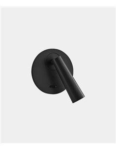 Aplique de pared Gamma Round – LedsC4 – Lámpara de lextura LED 2700K, Instalación empotrado/superficie