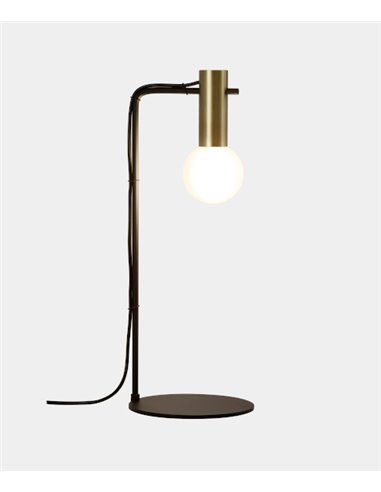 Lámpara de escritorio Nude Curved – LedsC4 – Disponible en 3 colores, Cabezal orientable