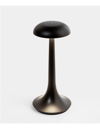 Lámpara de mesa Portobello – LedsC4 – Disponible en 2 colores, Botón touch dimmer, Carga mediante USB