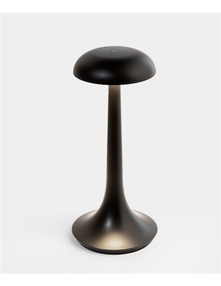 Lámpara de mesa Portobello – LedsC4 – Disponible en 2 colores, Botón touch dimmer, Carga mediante USB