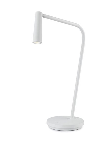 Lámpara de mesa Gamma – LedsC4 – Lámpara de escritorio minimalista en 4 colores, LED 2700K