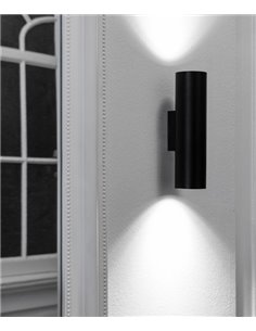 Lámpara aplique para espejos Nilo – Faro – Lámpara de baño, LED 3000K,  Blanco/Cromo, 60/90 cm