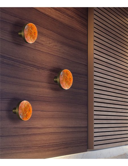 Aplique de pared Chamaleon – ACB – Lámpara de cerámica completamente artesanal, LED 3000K