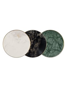 Aplique de pared Chamaleon - ACB - Lámpara de mármol decorativa, Ø15 cm