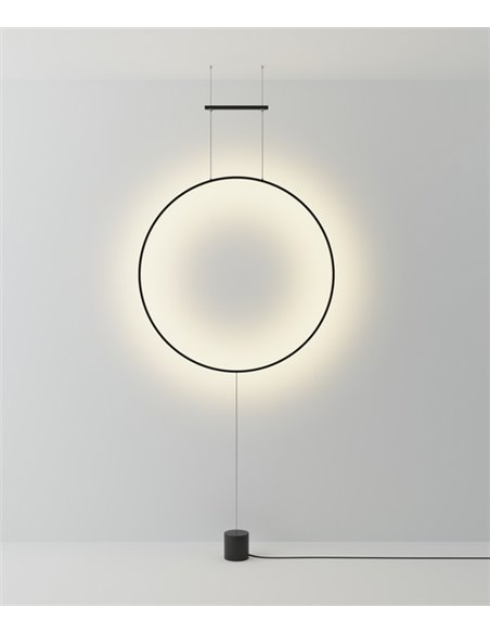 Lámpara de pie Ramona – Robin – Diseño minimalista, Acabado negro mate, LED 3000K