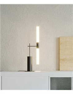Lámpara de mesa Roos – Robin – Diseño moderno negro, LED 3000K