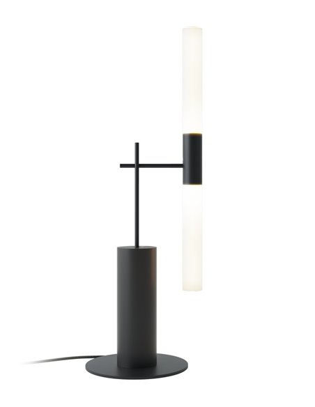 Lámpara de mesa Roos – Robin – Diseño moderno negro, LED 3000K