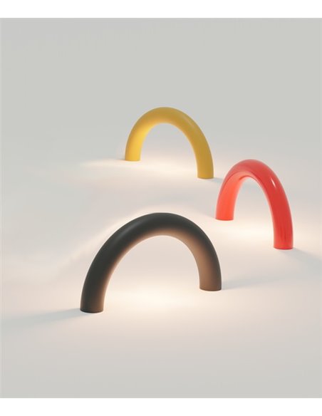 Lámpara portátil Rainbow – Robin – Diseño minimalista en 3 colores, LED 3000K, Regulable Push