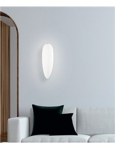 Aplique de Pared Dora - ACB - Aplique de cristal color blanco