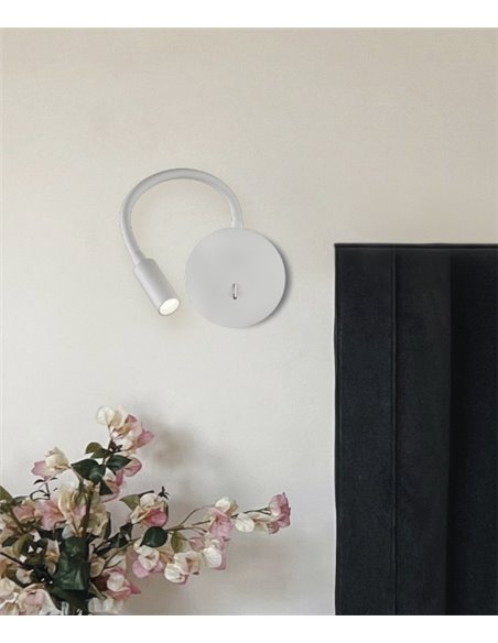 Aplique de Pared Lyon - ACB - Lámpara de pared de lectura orientable