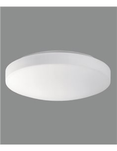 Plafón de Techo Moon - ACB - Plafón circular blanco para baño 2