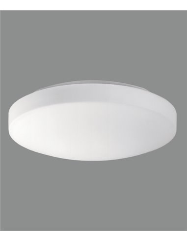 Plafón de Techo Moon - ACB - Plafón circular blanco para baño