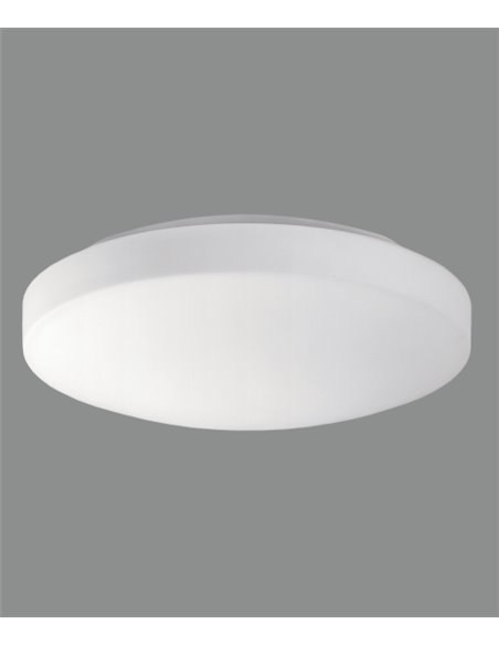 Plafón de Techo Moon - ACB - Plafón circular blanco para baño
