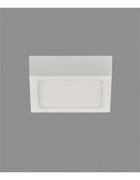 Aplique / Plafón de Techo Roku - ACB - Forma cuadrada color blanco