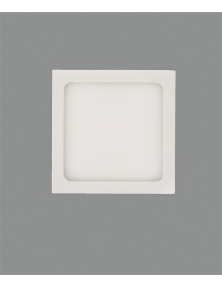 Aplique / Plafón de Techo Roku - ACB - Forma cuadrada color blanco