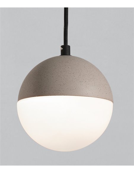 Lámpara colgante de techo Shiru - ACB - De cemento y cristal