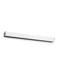 Lámpara aplique para espejos Nilo – Faro – Lámpara de baño, LED 3000K, Blanco/Cromo, 60