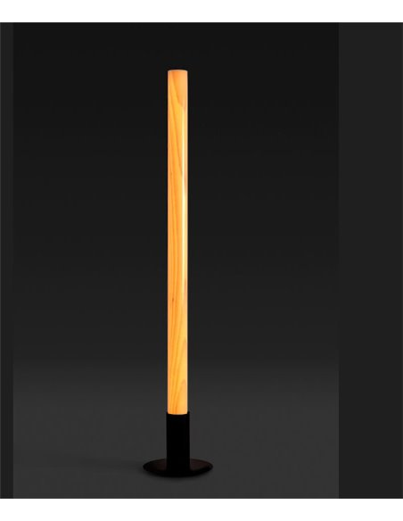Lámpara de pie Estela - LZF Lamps - Diseño elegante de chapa de madera, Regulable