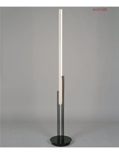 Lámpara de pie Hikari – Myo – Diseño minimalista, acabado negro, altura: 175 cm