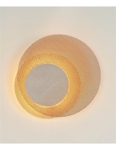 Lámpara de pared Eclipse – Myo – Aplique con disco ajustable, Ø 25 cm 