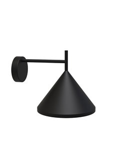 Aplique de pared Sutton – Luxcambra – Pantalla cónica en negro o blanco