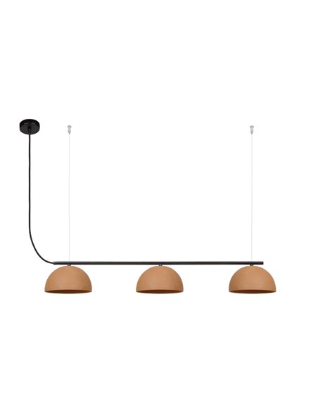 Lámpara de techo Absis Lineal – Luxcambra – Diseño horizontal, diponible en blanco o negro